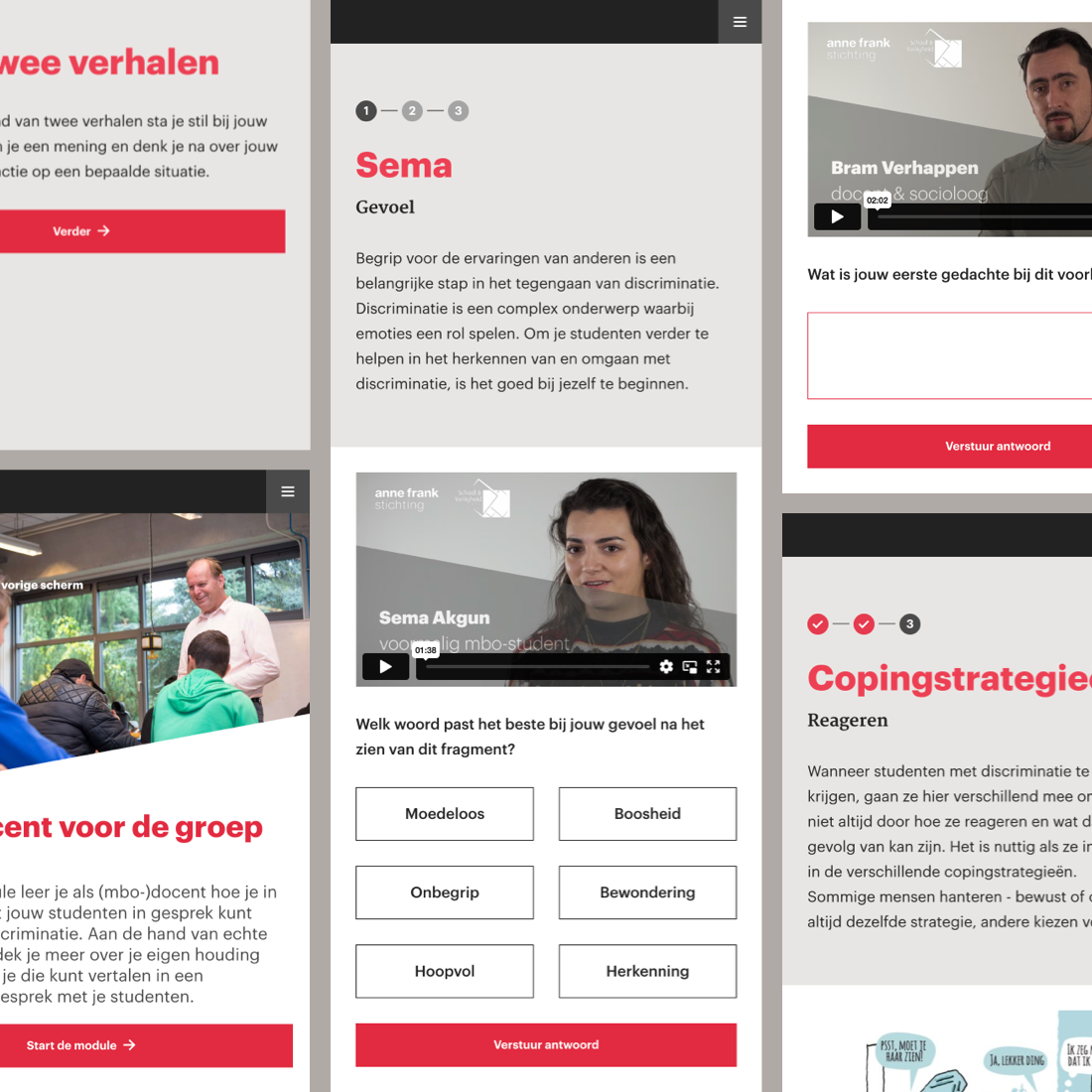 Anne Frank House – Education Platform Mobile